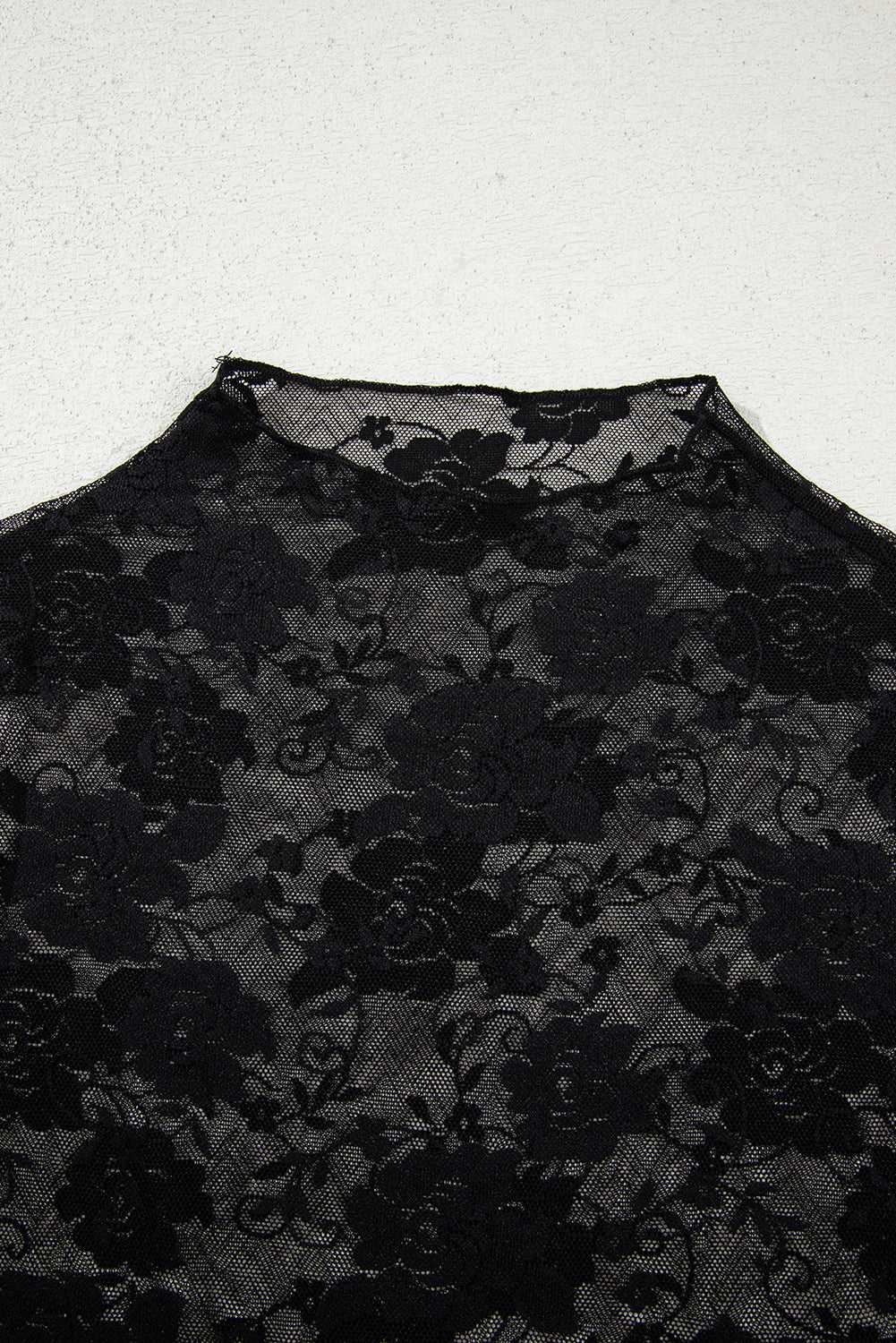 Sheer Floral Lace Top