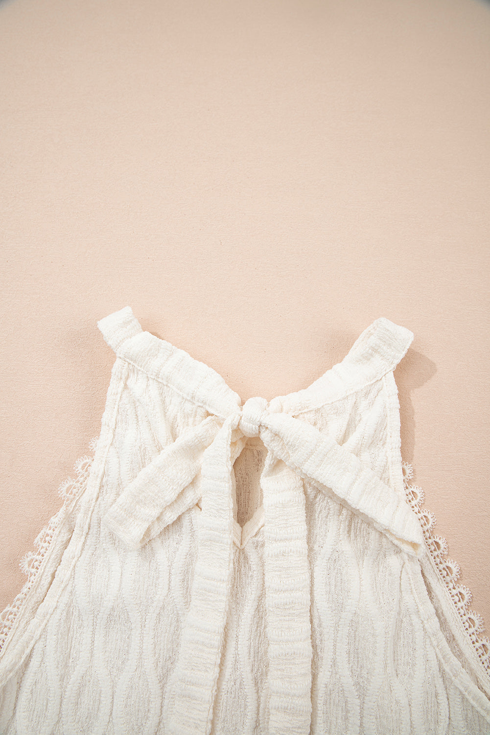 Frenchy Lace Halter Tank Top