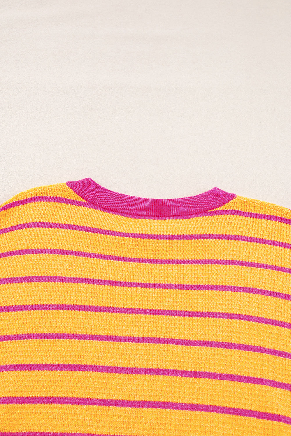 Stripe Hug Loose Fit Sweater