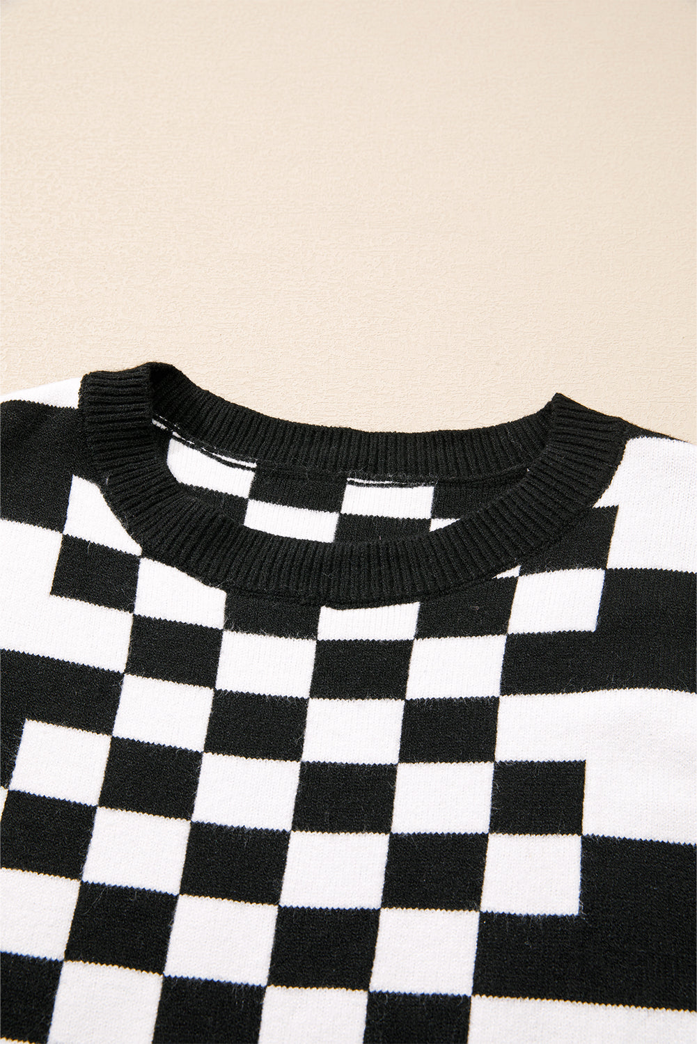 Smoky Plaid Soft Knit Jumper