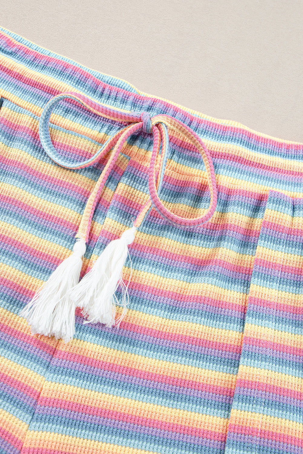 Funky Stripes Wide Leg Pants Set
