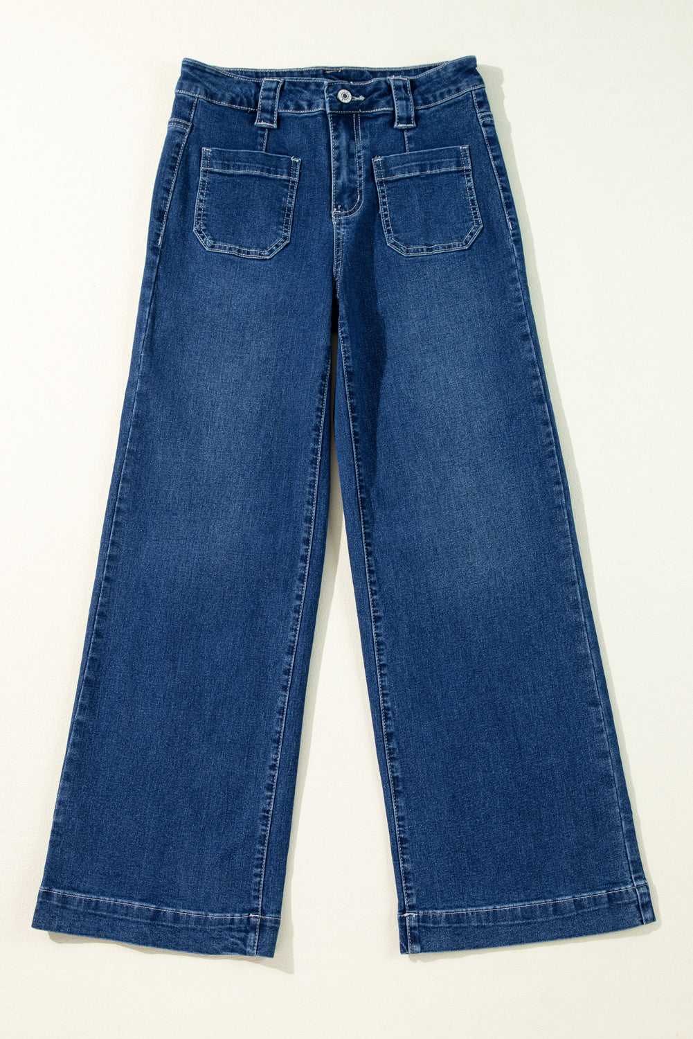 Nautical Breeze Wide-Cut Jeans