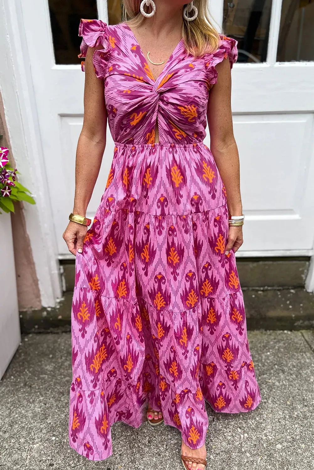 Bonbon Retro Maxi Dress - Fashionfitz