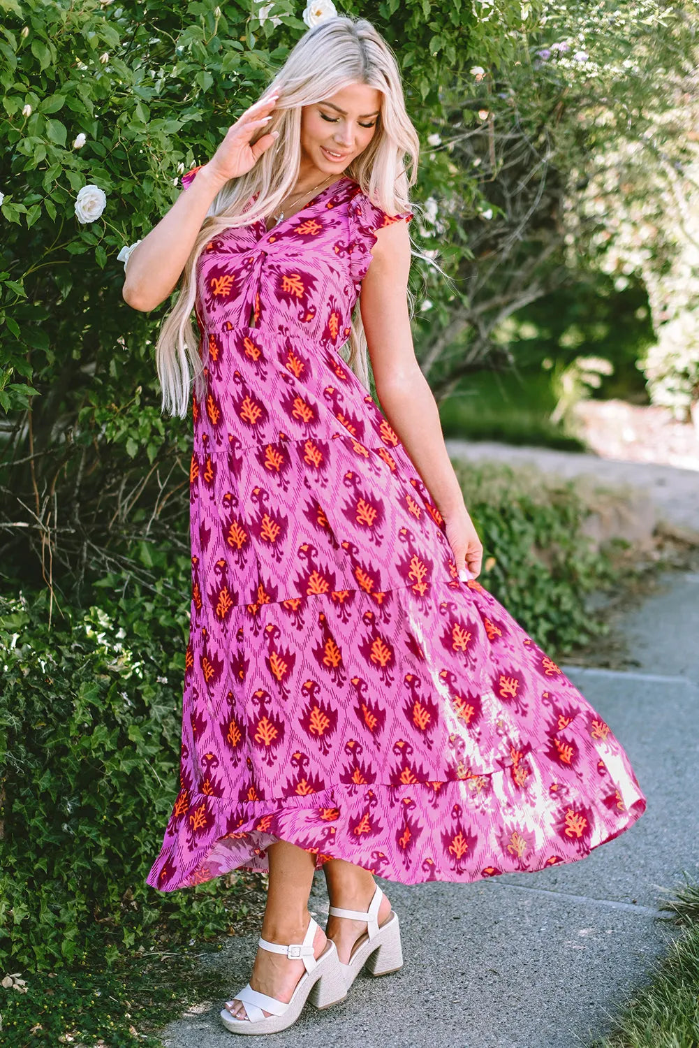 Bonbon Retro Maxi Dress - Fashionfitz