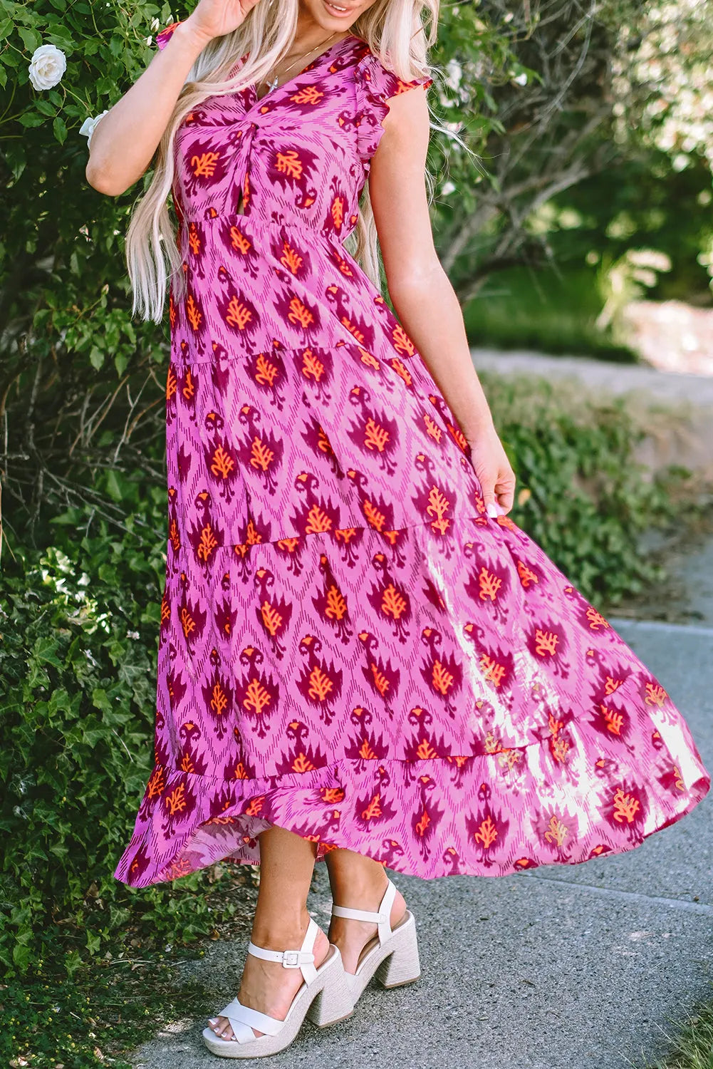 Bonbon Retro Maxi Dress - Fashionfitz