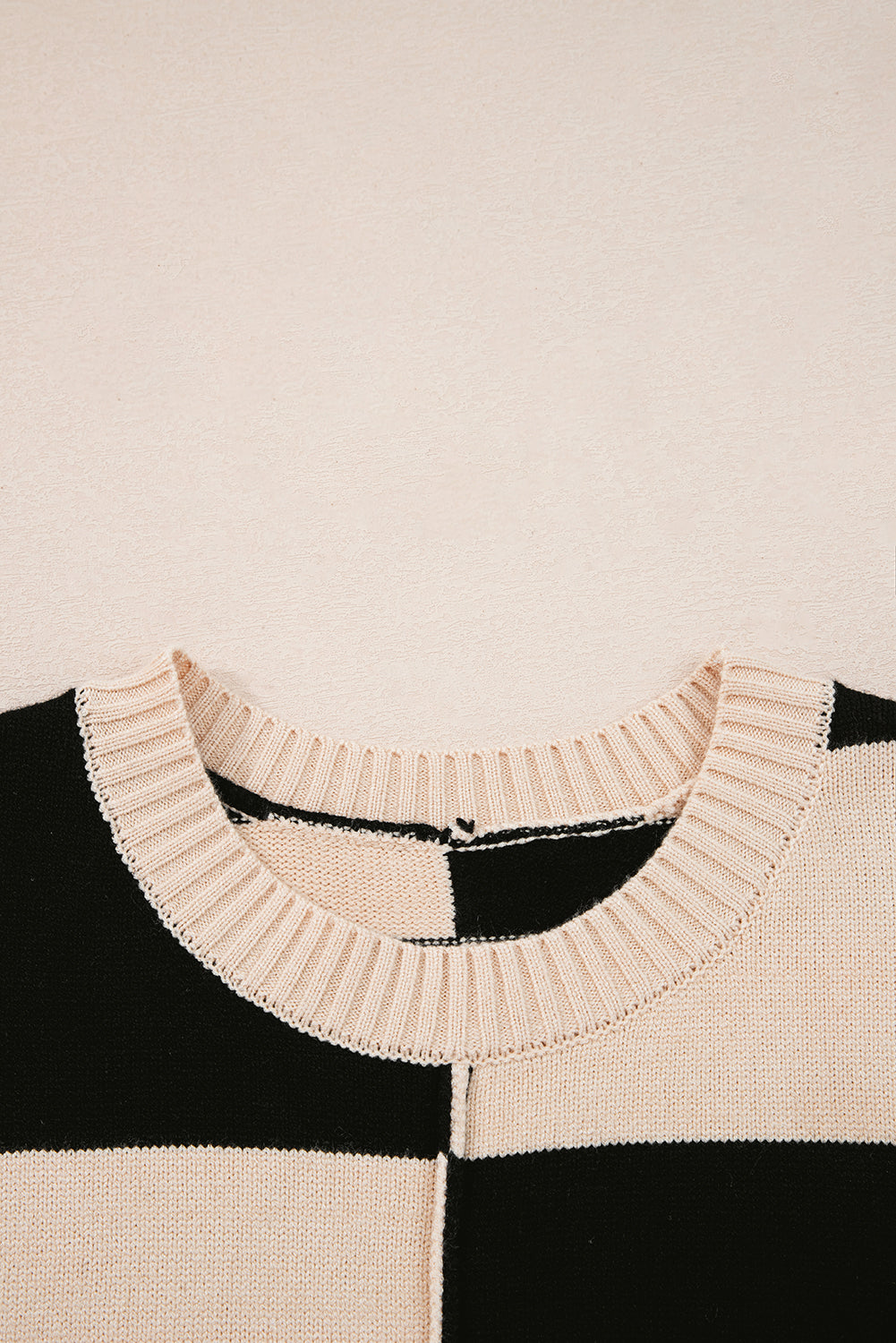 Monochrome Knit Dress