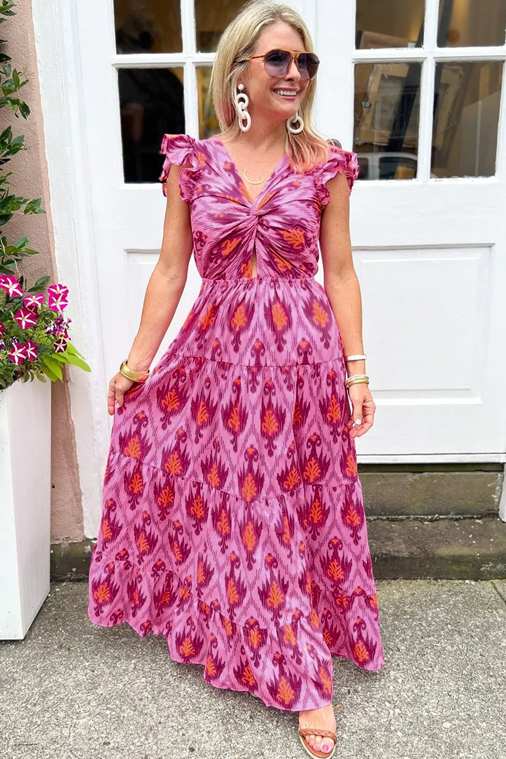 Bonbon Retro Maxi Dress - Fashionfitz