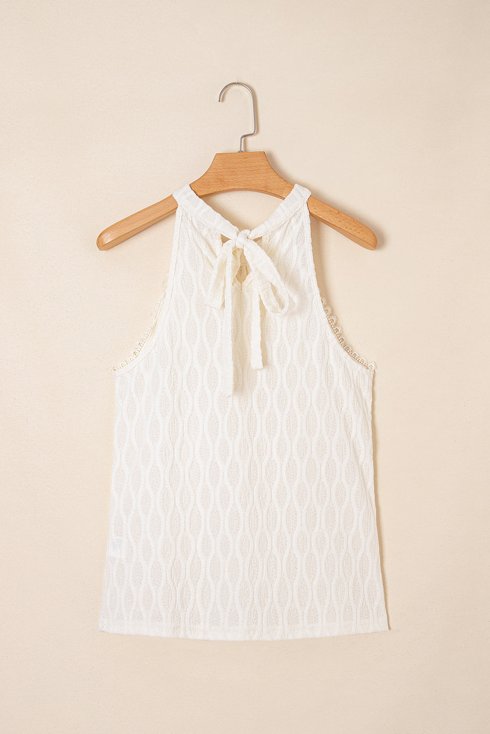 Frenchy Lace Halter Tank Top