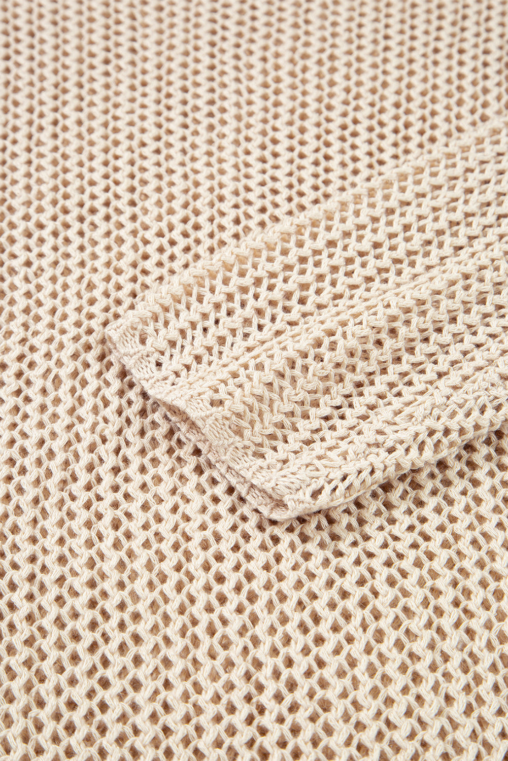 Smoke Gray Crochet Summer Jumper