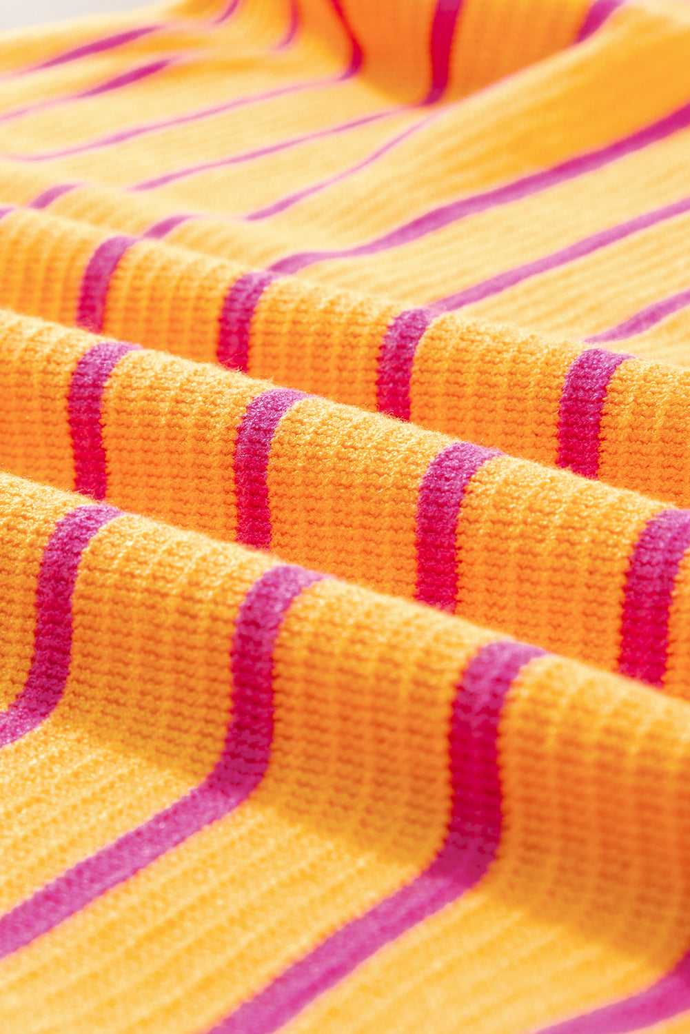 Stripe Hug Loose Fit Sweater