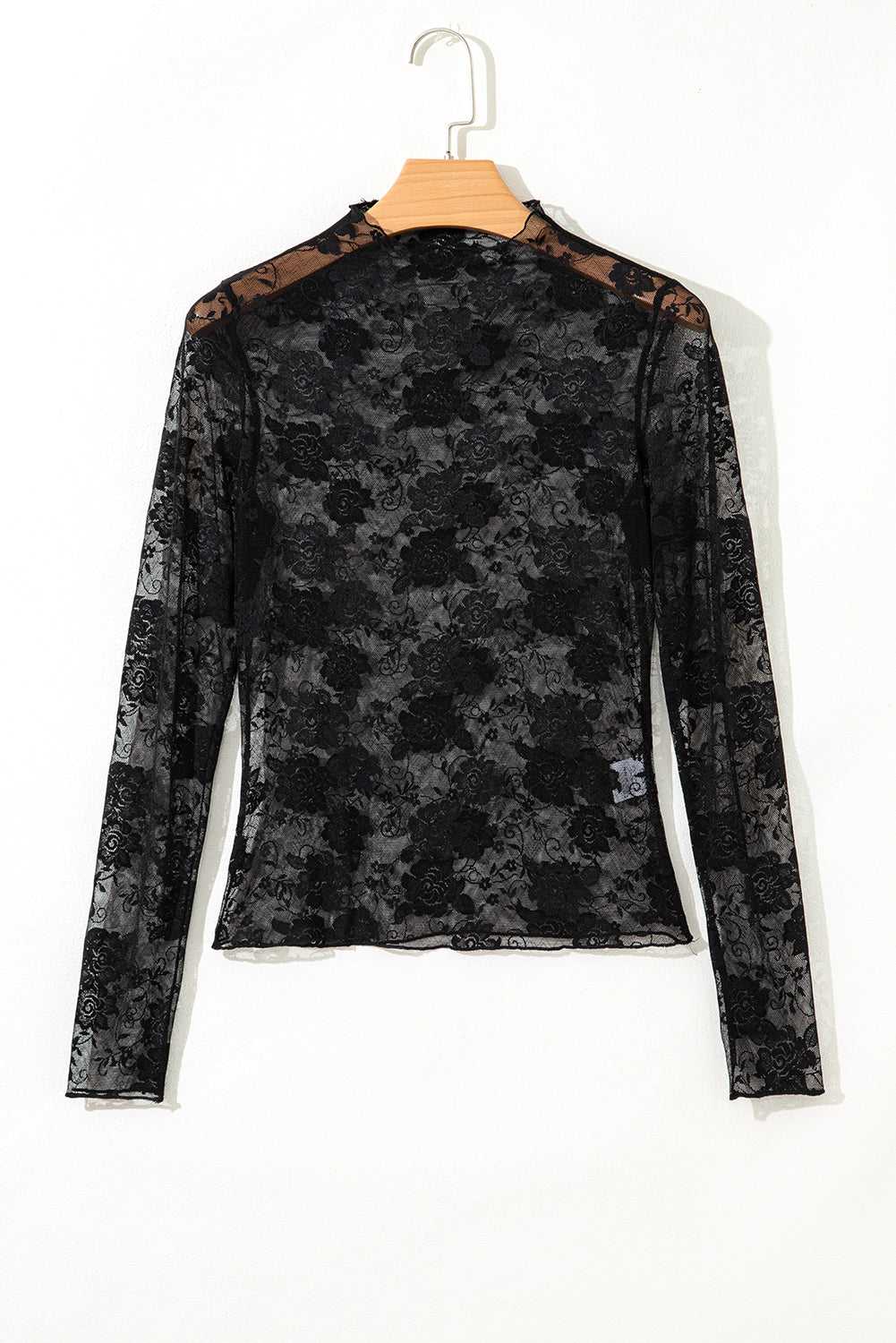 Sheer Floral Lace Top