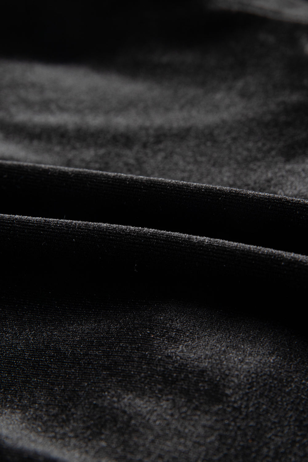 Black Sequin Puff Sleeve Velvet Peplum Shirt