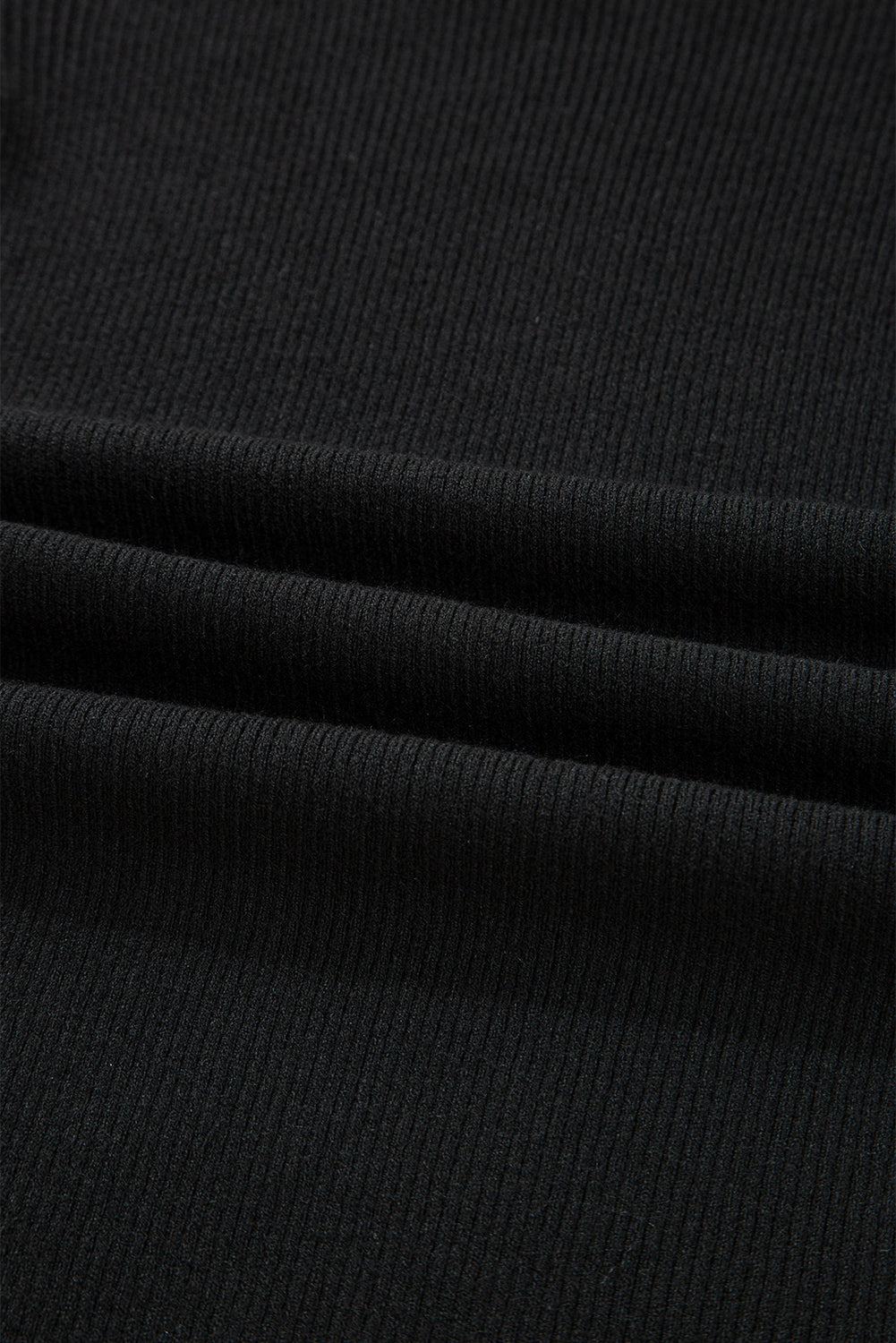 Cold Shoulder Black Sweater
