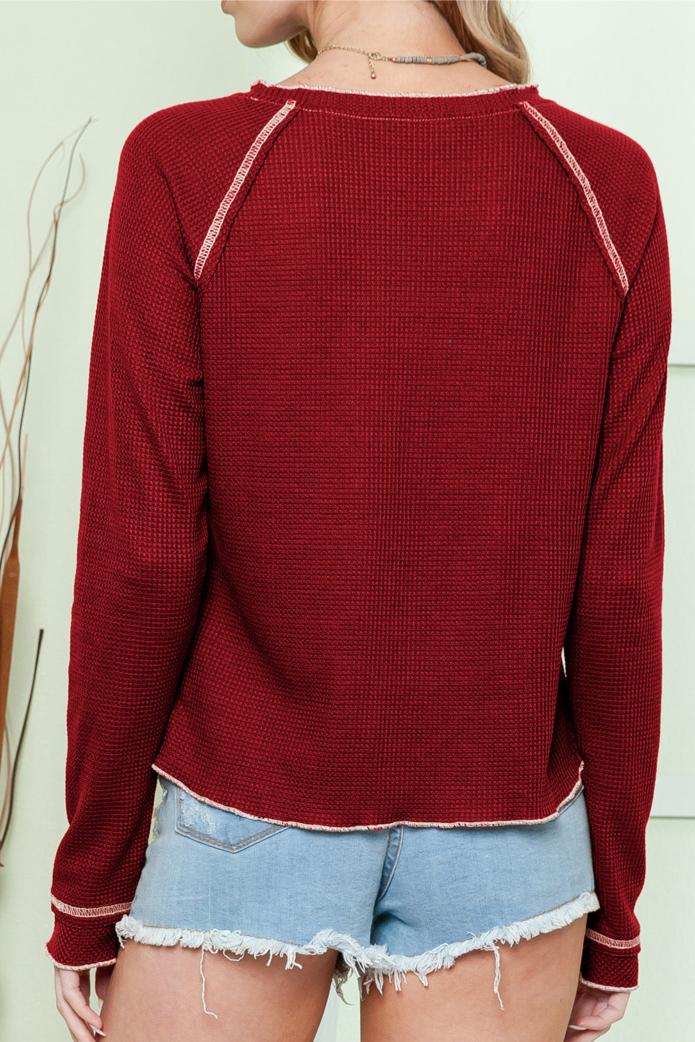 Football Graphic Thermal Knit Top
