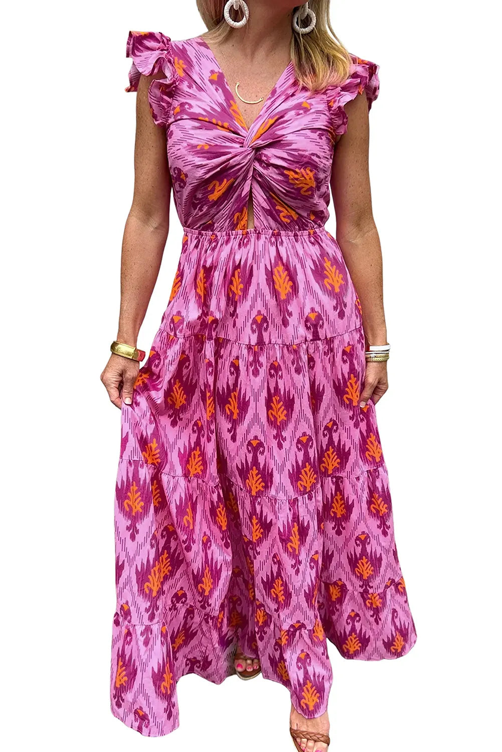 Bonbon Retro Maxi Dress - Fashionfitz