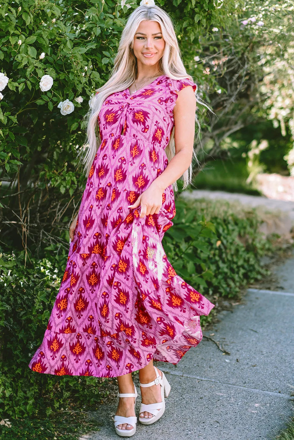 Bonbon Retro Maxi Dress - Fashionfitz