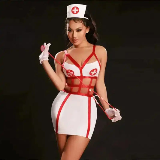 Alluring Nurse Lingerie Ensemble - Fashionfitz