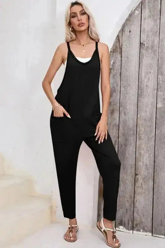 Apricot Harem Pants Jumpsuit - Fashionfitz