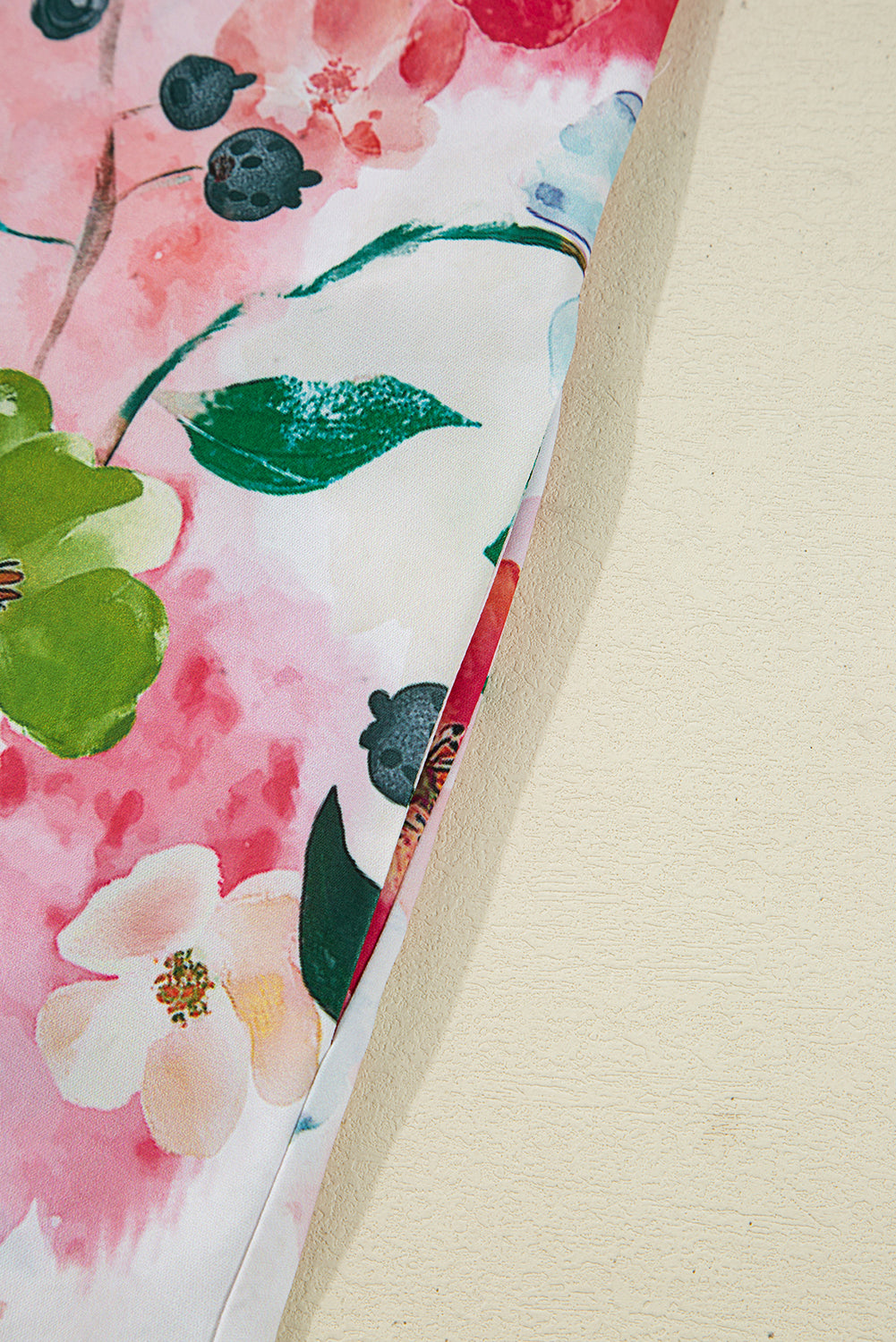 Floral Contrast Shift Dress