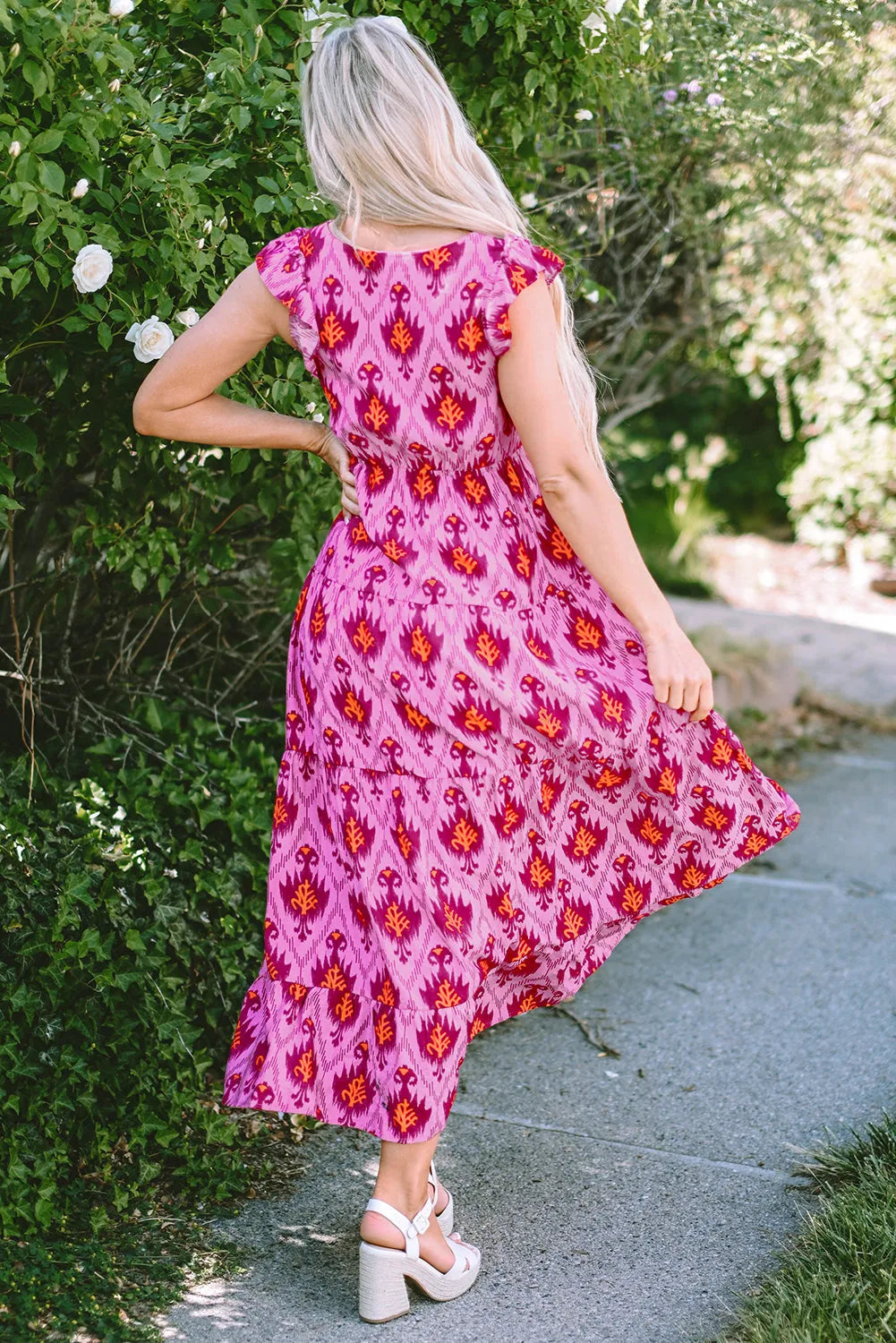 Bonbon Retro Maxi Dress - Fashionfitz