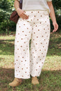 Polka Dot Print Plus Size Barrel Jeans Women UK
