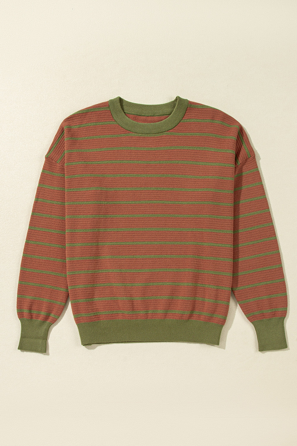 Stripe Hug Loose Fit Sweater