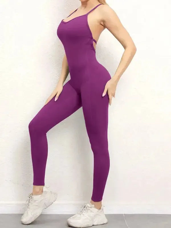 Balance Time Active Jumpsuit - Fashionfitz