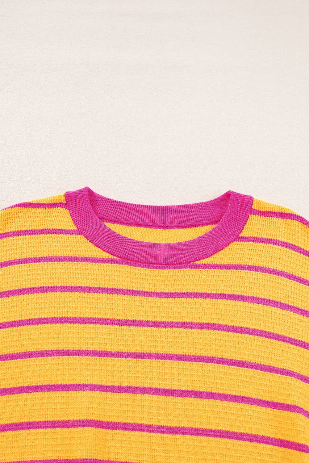 Stripe Hug Loose Fit Sweater