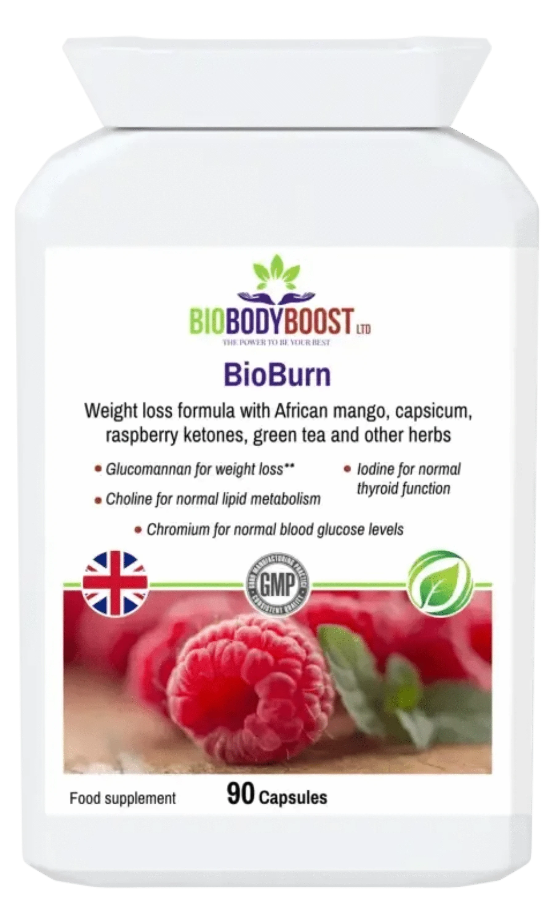 Digestive Supplements BioBurn Glucomannan Raspberry Combination
