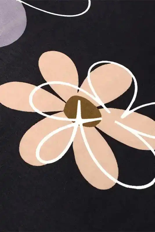 Black Floral T Shirt - Fashionfitz