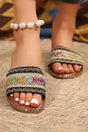 Boho Breeze Crochet Slippers - Fashionfitz