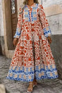 Maxi Dresses Boho Chic Mosaic Maxi Dress
