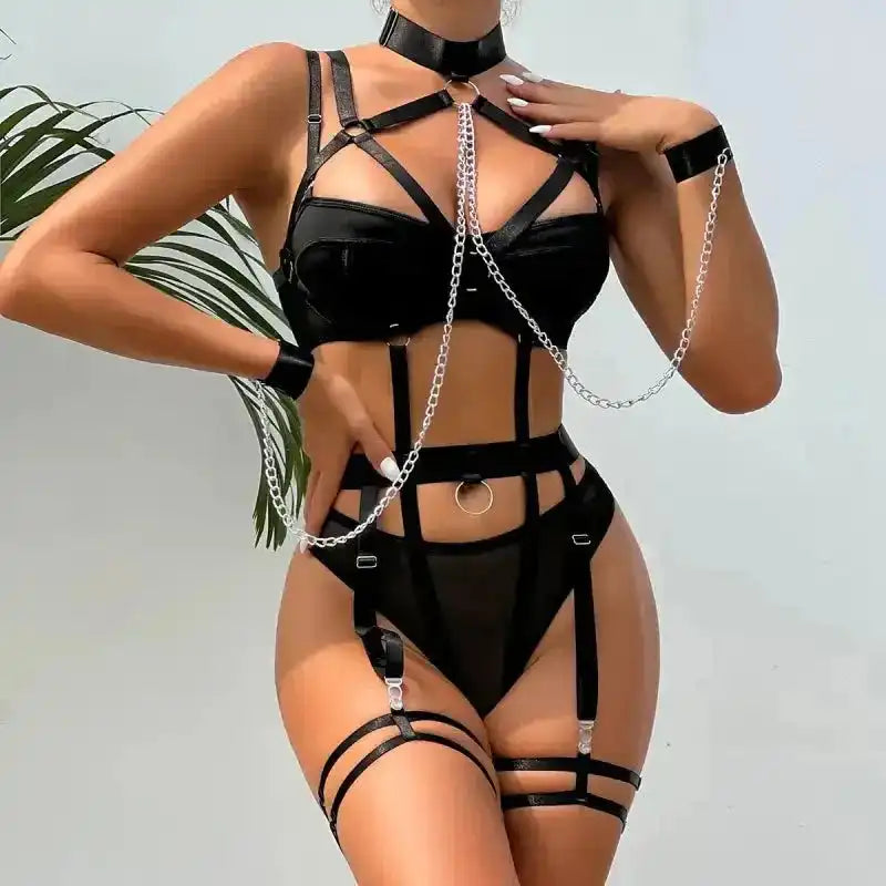 Bustier and Thong - Cosplay Lingerie Set - Fashionfitz