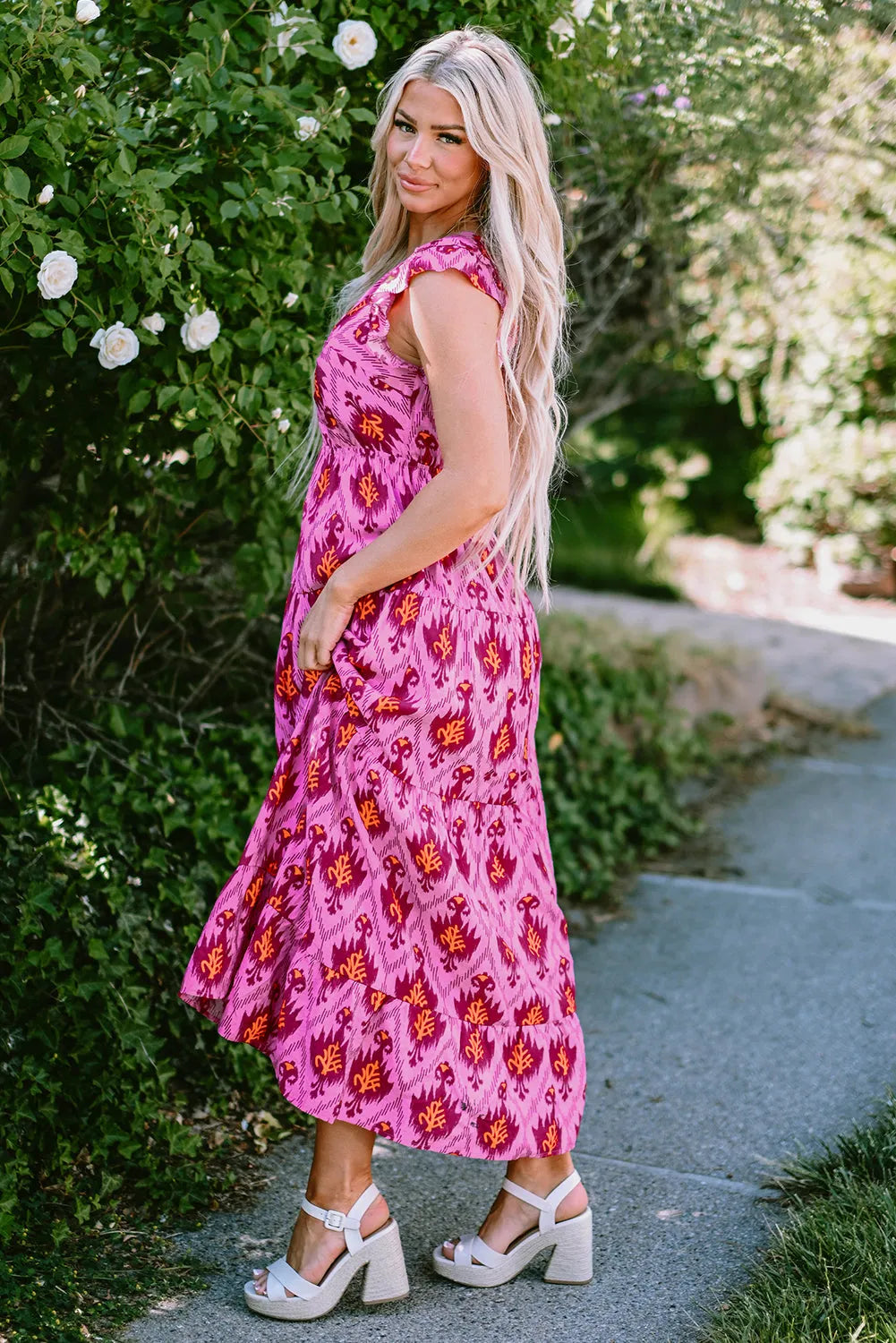 Bonbon Retro Maxi Dress - Fashionfitz