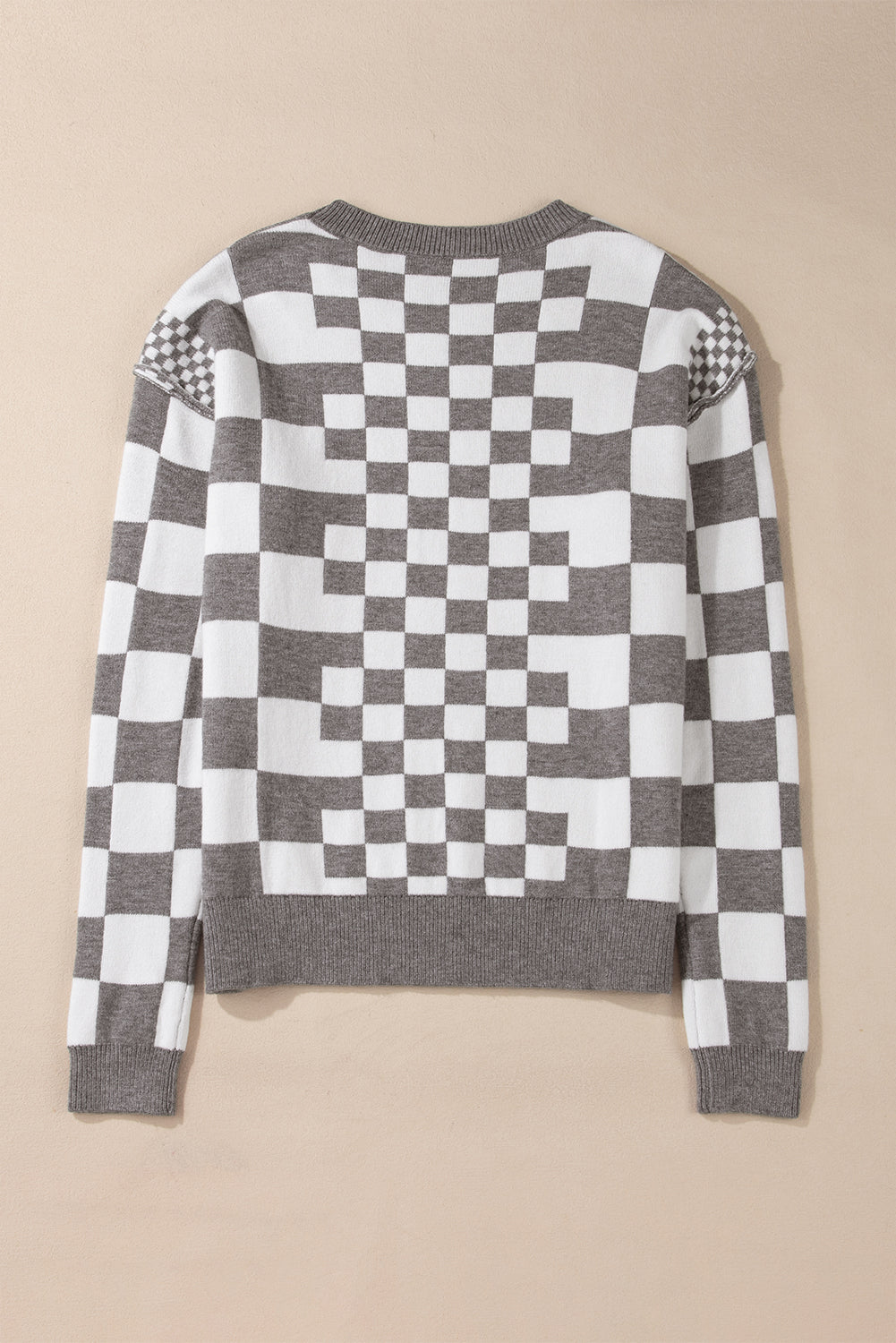 Smoky Plaid Soft Knit Jumper