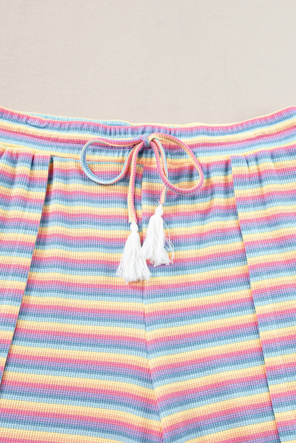 Funky Stripes Wide Leg Pants Set