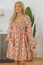 Sky Blue Leafy Botanical Side Tie Button Down Maxi Dress Women UK