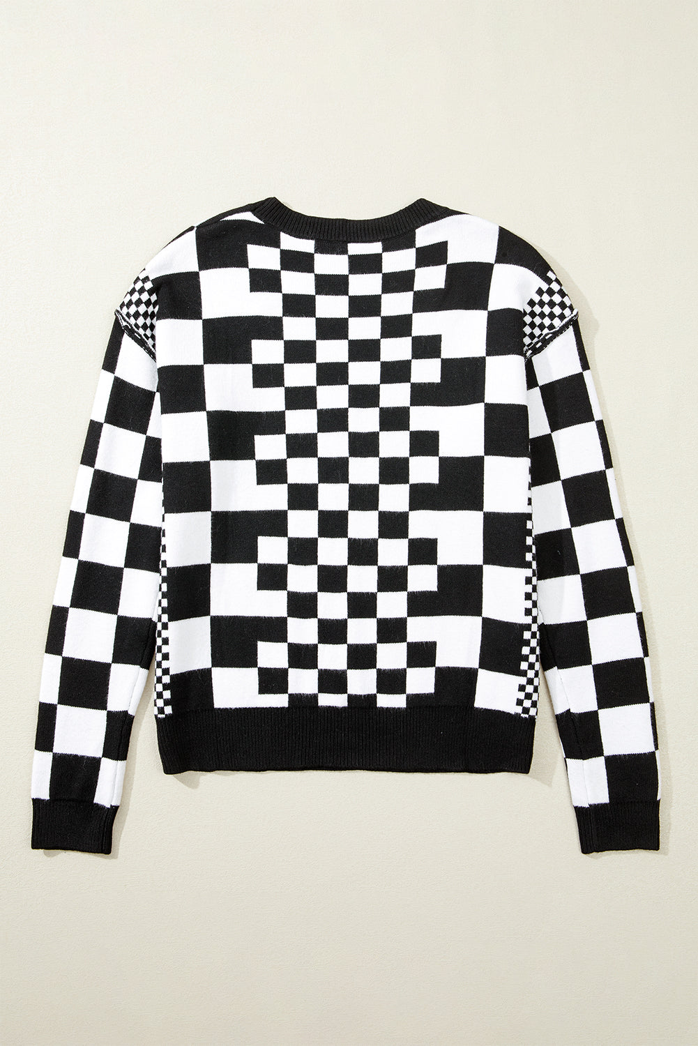 Smoky Plaid Soft Knit Jumper