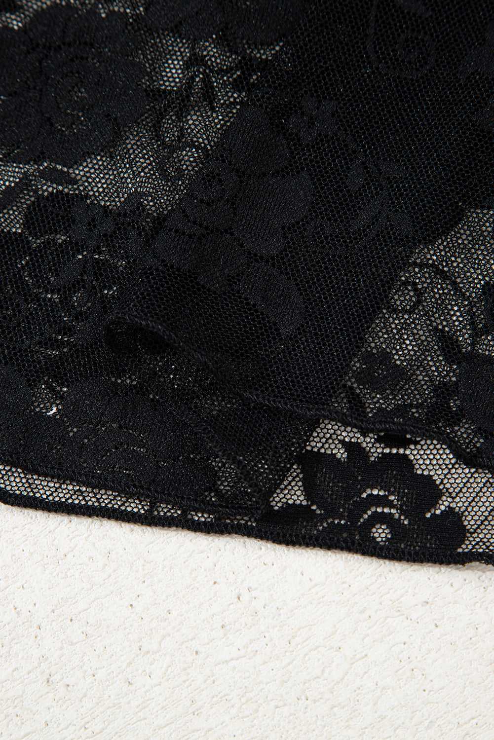 Sheer Floral Lace Top