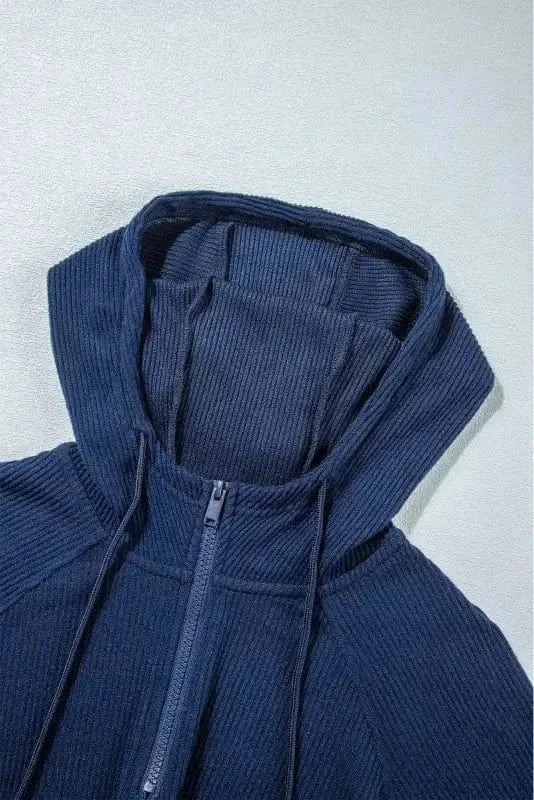 Activewear Sets Soft Cropped Hoodie and Joggers Set