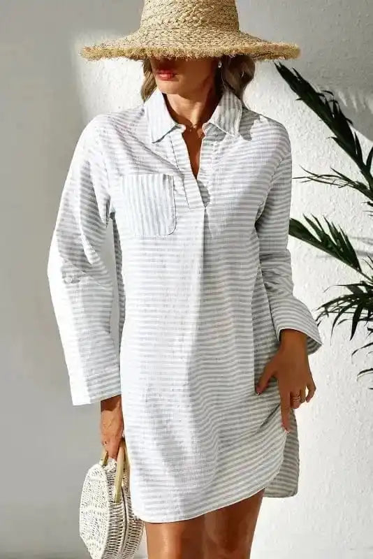 Beach Cover-ups Seaside Stripes Cover Up
