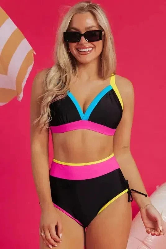 Bikinis Black / S / 82%Polyamide+18%Elastane Midnight Mirage Bikini - High Waist