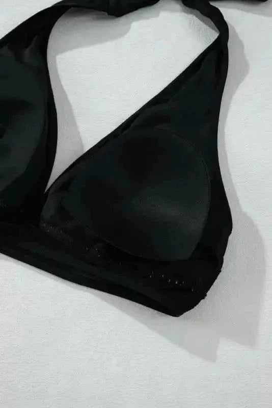 Bikinis Mesh Edged Push-Up Bikini