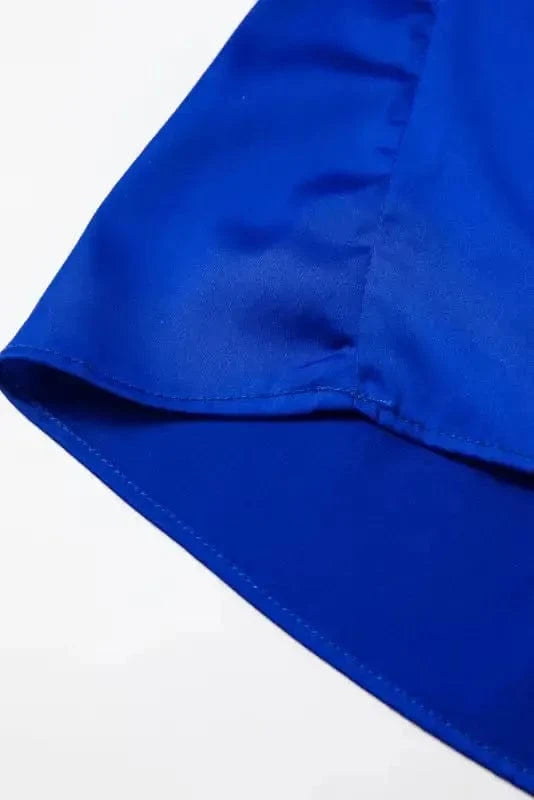 Blouses Asymmetric Satin Blouse