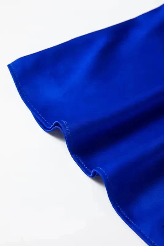 Blouses Asymmetric Satin Blouse