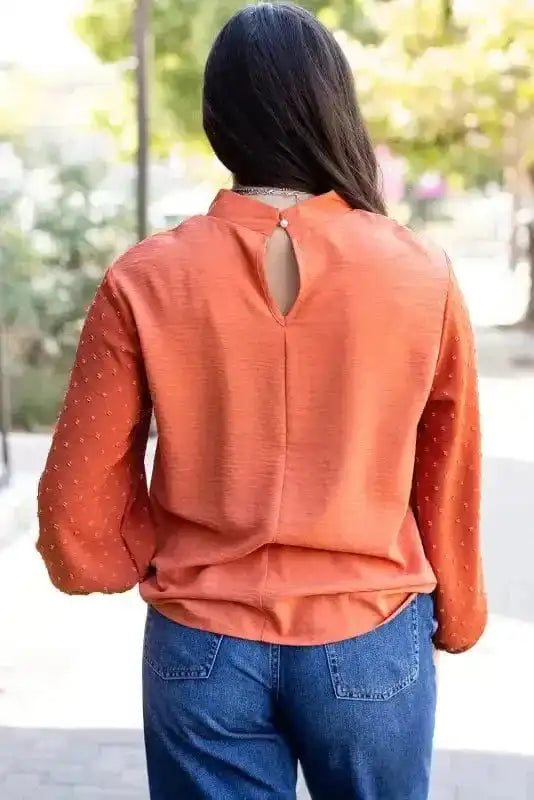 Blouses Cloud Puff Sheer Blouse