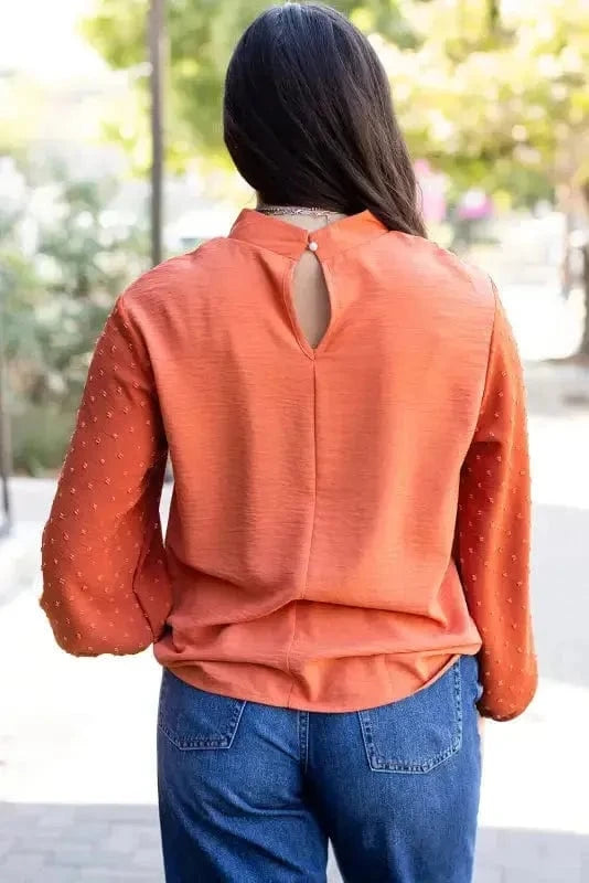 Blouses Cloud Puff Sheer Blouse