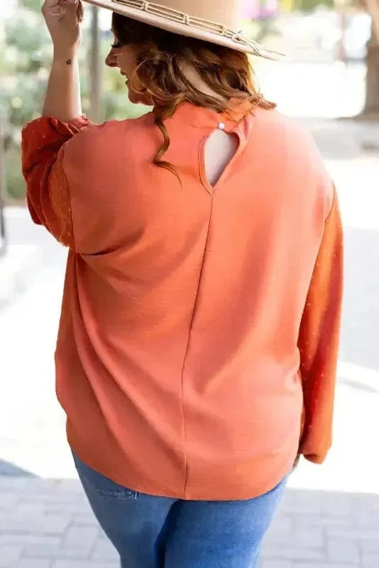 Blouses Cloud Puff Sheer Blouse