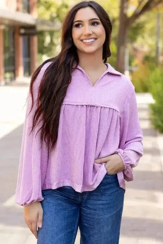 Blouses Elegance Twist Corded Blouse