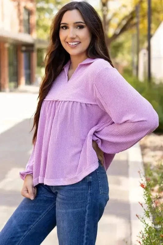 Blouses Elegance Twist Corded Blouse